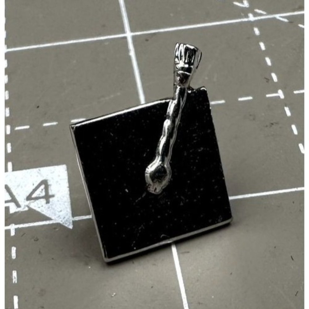 Vintage Sterling Silver Graduation Cap Lapel Pin